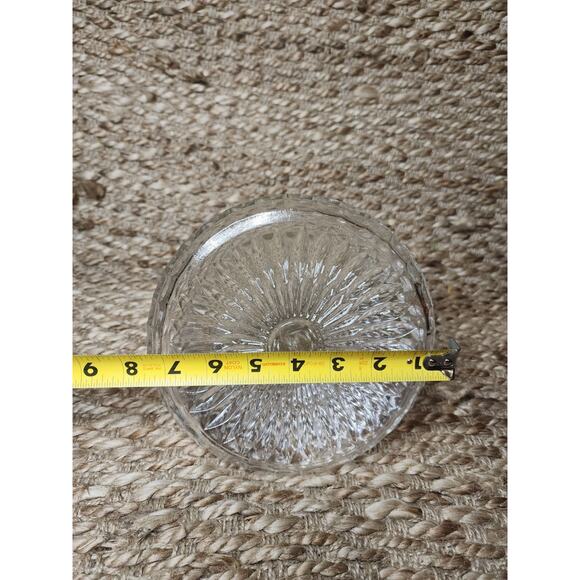 Vintage Genie Style Crystal Clear Glass Decanter Designer Style 11" Tall - Picture 8 of 8